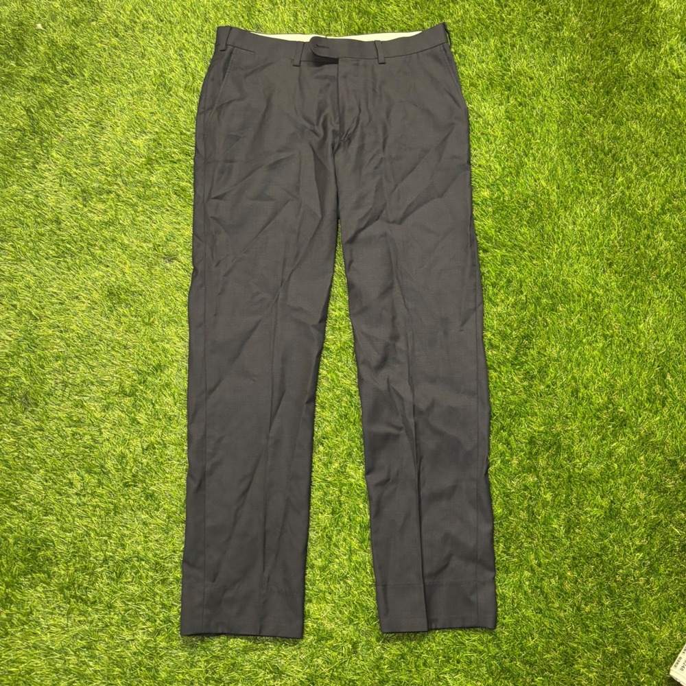 Suitsupply Brescia Navy Blue Wool Dress Pants 30x30 Vitale Barberis S110s